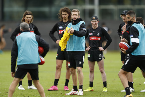 Collingwood are focusing on skills with extra sessions at training.