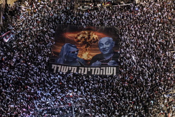 Back in August, Israelis gather for the 34th consecutive week to protest against plans by Netanyahu’s government to overhaul the judicial system.