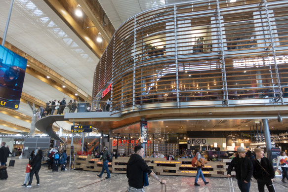 Terminal dining options are impressive and varied.