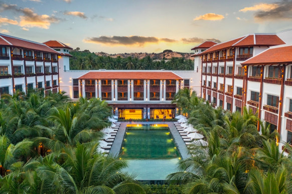 Poolside tranquillity at the Anam Mui Ne.