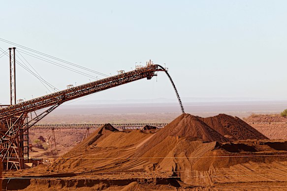 Shares in the iron ore giants opened lower on Tuesday.