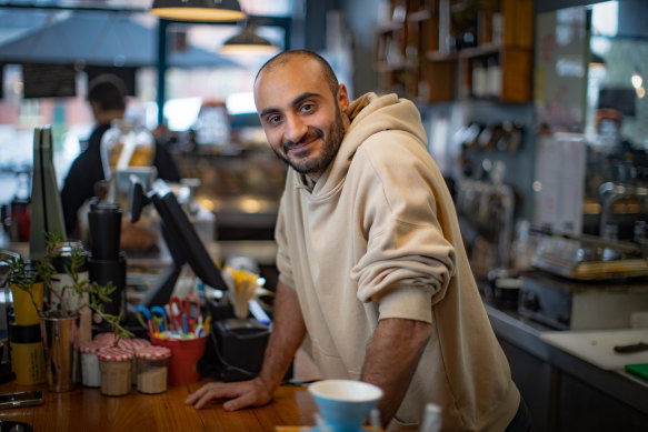 Coffee Plus Cafe owner Zack Silvestro says the number of coffee shops in the suburb has surged.