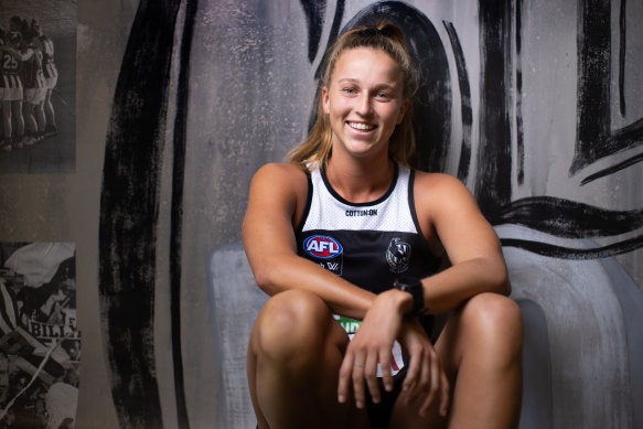 Collingwood’s Ruby Schleicher is ready for the Pies to make the most of their finals opportunities.