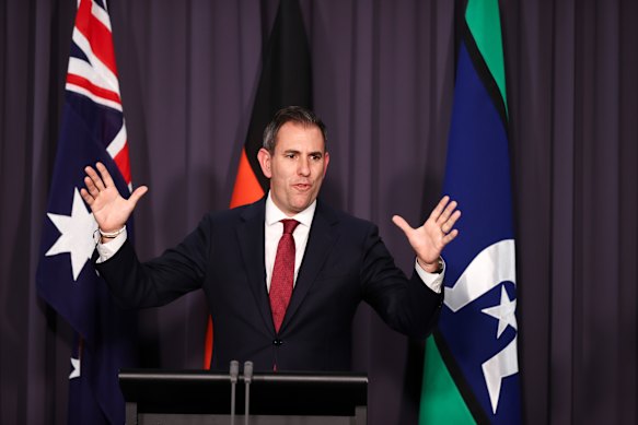 Treasurer Jim Chalmers after the third and final day of the Economic Reform Roundtable.