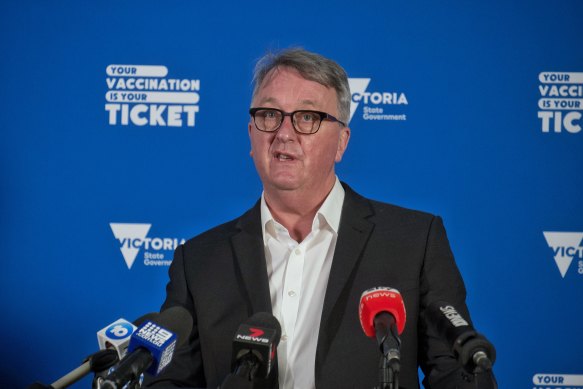 Victorian Minister for Health Martin Foley.