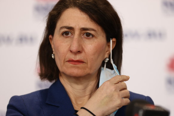 Premier Gladys Berejiklian has said she will not be regularly attending the 11am daily press conferences
