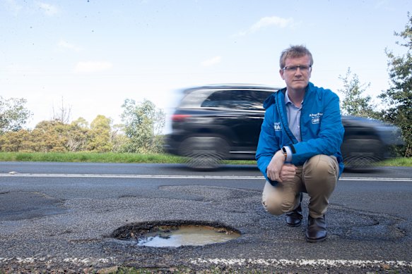 Liberal candidate Anthony Marsh says Nepean’s roads are in urgent need of repair.