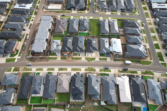 Bigger homes on smaller blocks pose some problems, such as room for trees and harnessing sunlight.