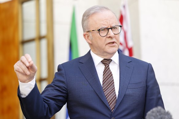 Prime Minister Anthony Albanese on Friday.