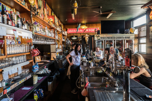 Inside The Standard Hotel, which has been serving pots of beer and meals for over 150 years. 