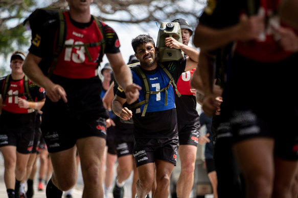 Tyrone Peachey has already shed six kilos during the pre-season.