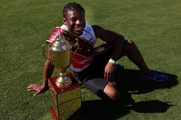 Olufemi Komolafe announced himself as a star of the future with his win in the Gift.