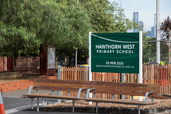 Hawthorn West Primary School opened on Monday in accordance with advice from health authorities.
