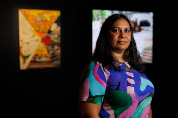 Artist Natalie Davey won the Telstra Multimedia Award for River report.