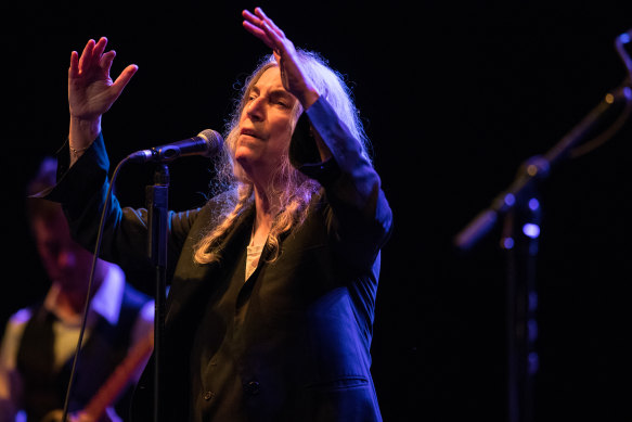 Patti Smith says she is writing more now than any time since the 1970s.