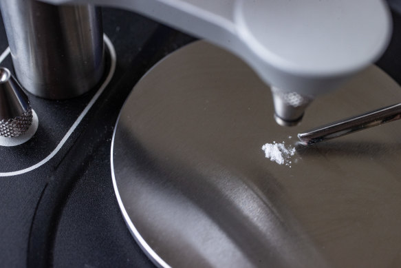 Chemists will only need a sample the size of a match head to be able to test the drugs.