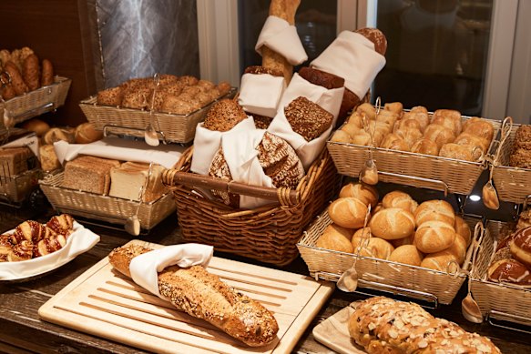 Breakfast is an impressive feast.