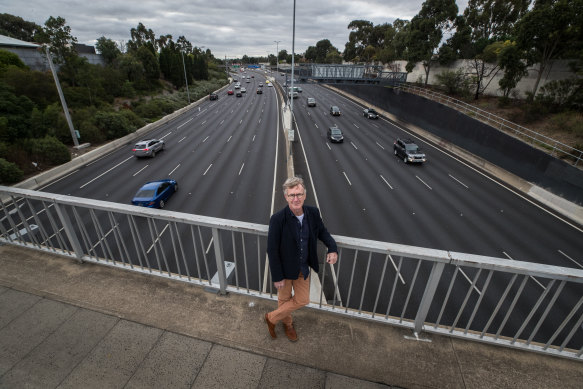 William McDougall, pictured here in 2019, worked on most of the major transport construction projects in Victoria since the late 1990s.