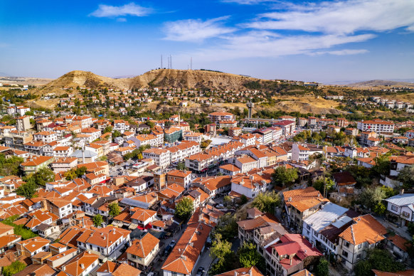 Traditional Ottoman houses in Ankara.