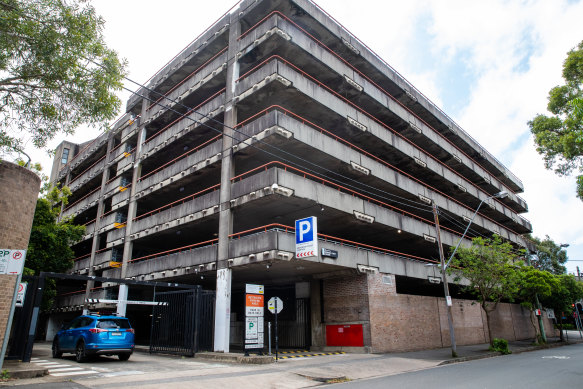 The Seymour Centre car park at Darlington.