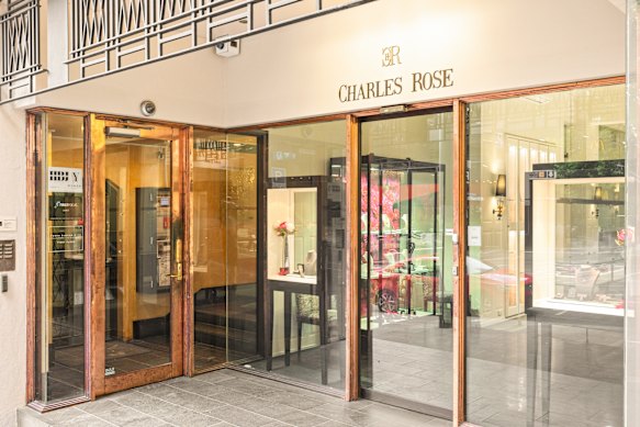 Turn left: The door to the basement space at 415 Bourke Street.