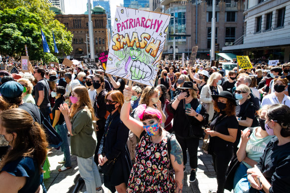 Last year’s March 4 Justice in Sydney attracted thousands of protesters.
