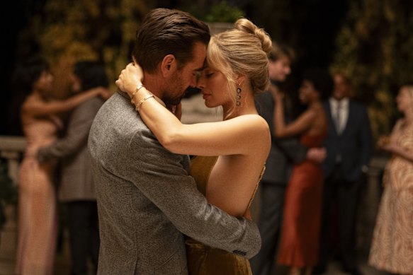 Colin Farrell and Margot Robbie in A Big Bold Beautiful Journey.