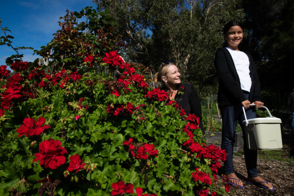 Marika Nabung with her daughter Lily.