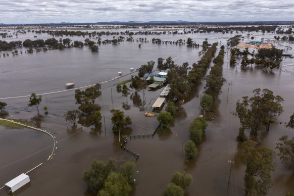 The NSW Central West was inundated by floodwater in November.