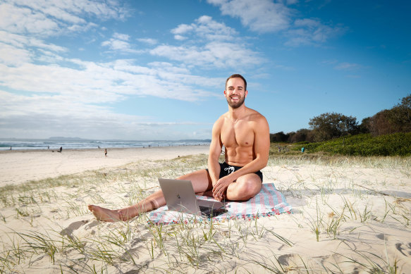 Conrad Hamill has been living the "digital nomad" lifestyle since June.