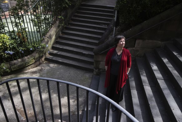 Architect Jennifer Preston, who is an expert on stairs and their weird and wonderful histories. 