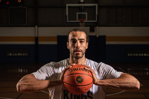 Xavier Cooks after training at Auburn Basketball Centre.