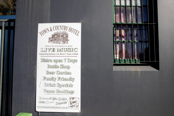 The Town and Country Hotel is an inner west institution.