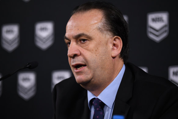 Peter V'landys has influential NRL club bosses in his corner.