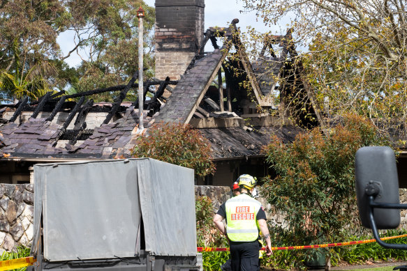 The owners were not home at the time of the fire.