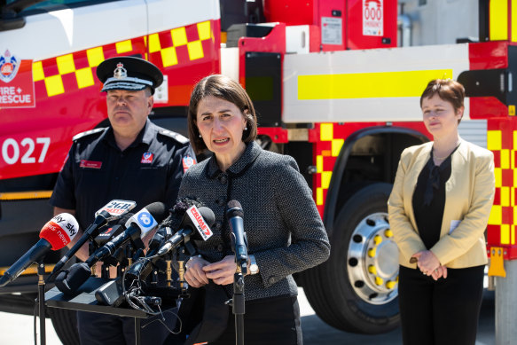 NSW Premier Gladys Berejiklian said she is concerned about possible flood threats this summer.