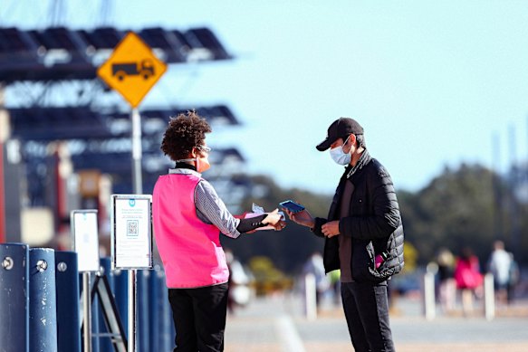 About 6500 year 12 students have received their first COVID-19 vaccination.