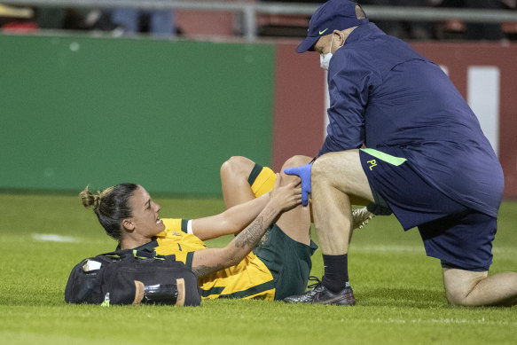 Chloe Logarzo tore her ACL against Ireland way back in September 2021.
