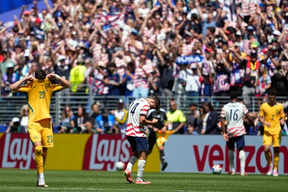 The Socceroos lost 2-0.