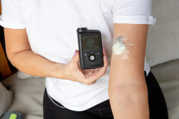 More than 90,000 Australians now use a wearable glucose monitoring device. 