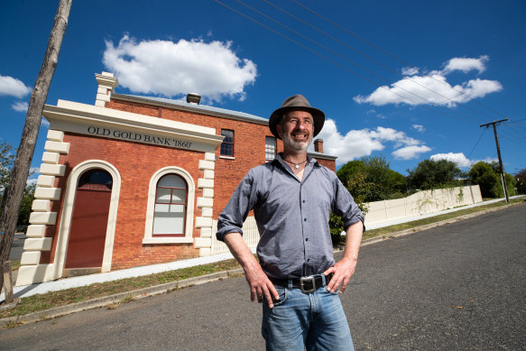 Hepburn Shire mayor Tim Drylie in Creswick. 