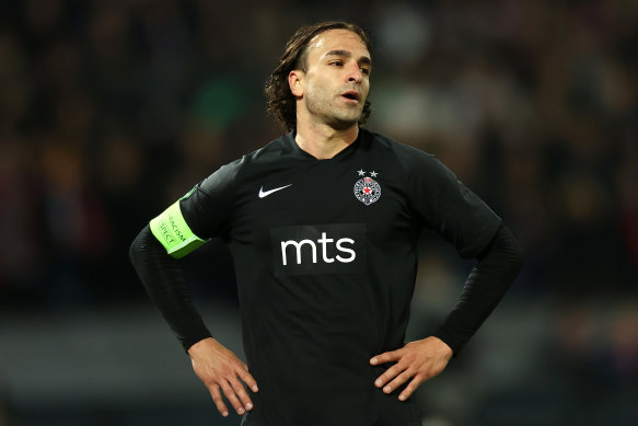 Lazar Markovic has got his career back on track in recent years and served as captain of his boyhood club Partizan Belgrade.
