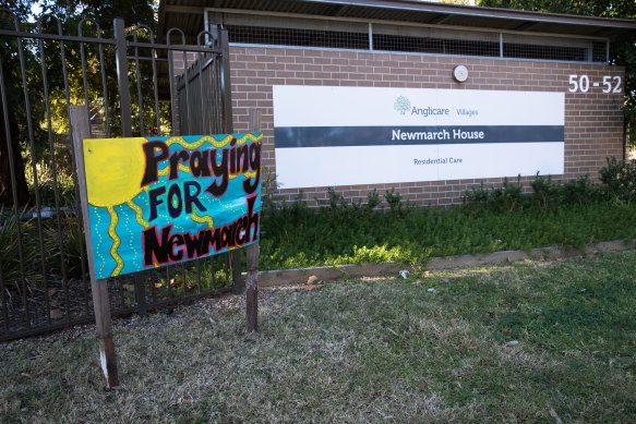 Anglicare's Newmarch House, at Caddens near Penrith, on Mother's Day.