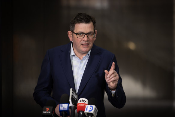 Victorian Premier Daniel Andrews doesn’t want people cancelling their vaccine appointments. 