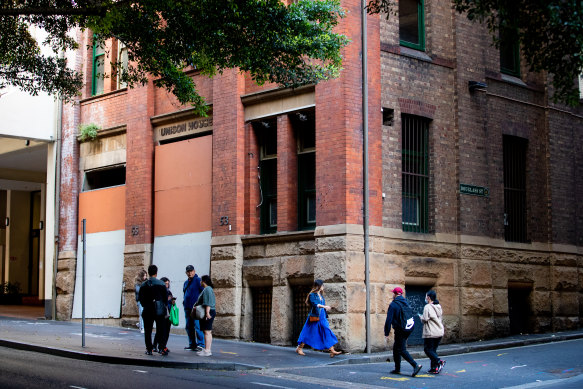 Unison House on Liverpool Street in the CBD –  the former home of Goodgod Small Club –  has become a zombie building.