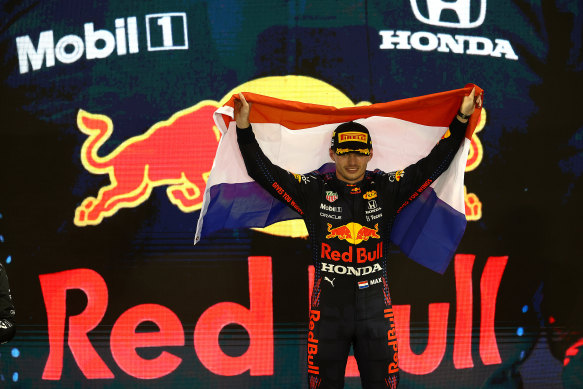 New world champion Max Verstappen.