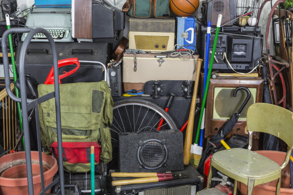Many people leave the burden of sorting through their possessions after their death to grieving family.