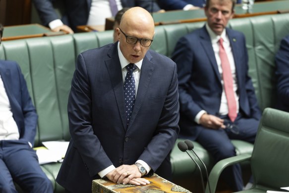 Opposition Leader Peter Dutton says he backs constitutional recognition of Indigenous Australians.  