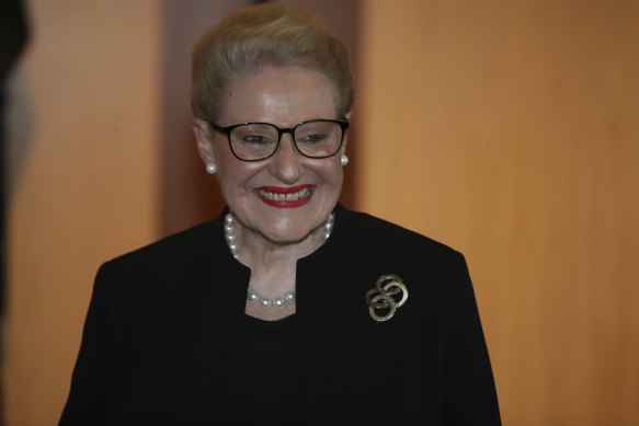 Former speaker Bronwyn Bishop was another controversial entry on the honours list.