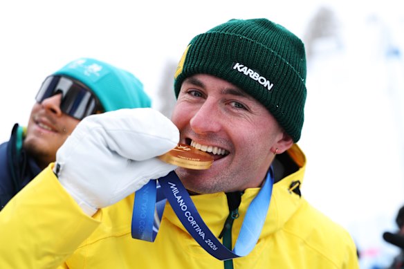 Olympic champion Cooper Woods.